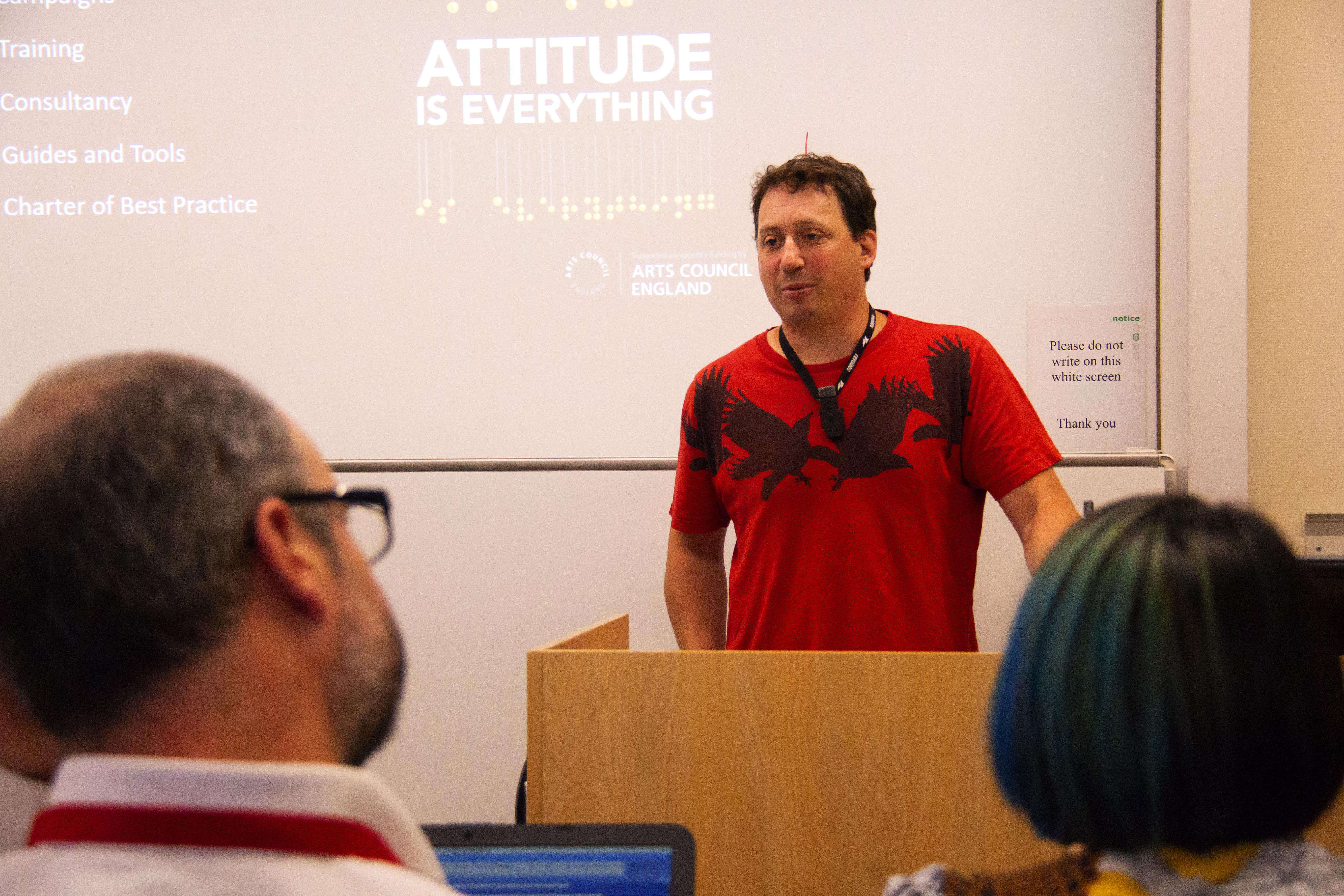 Sitting in on Disability Equality & Customer Care Training