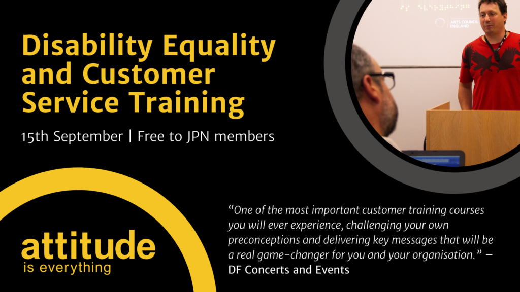 attitude is everything disability and equality training