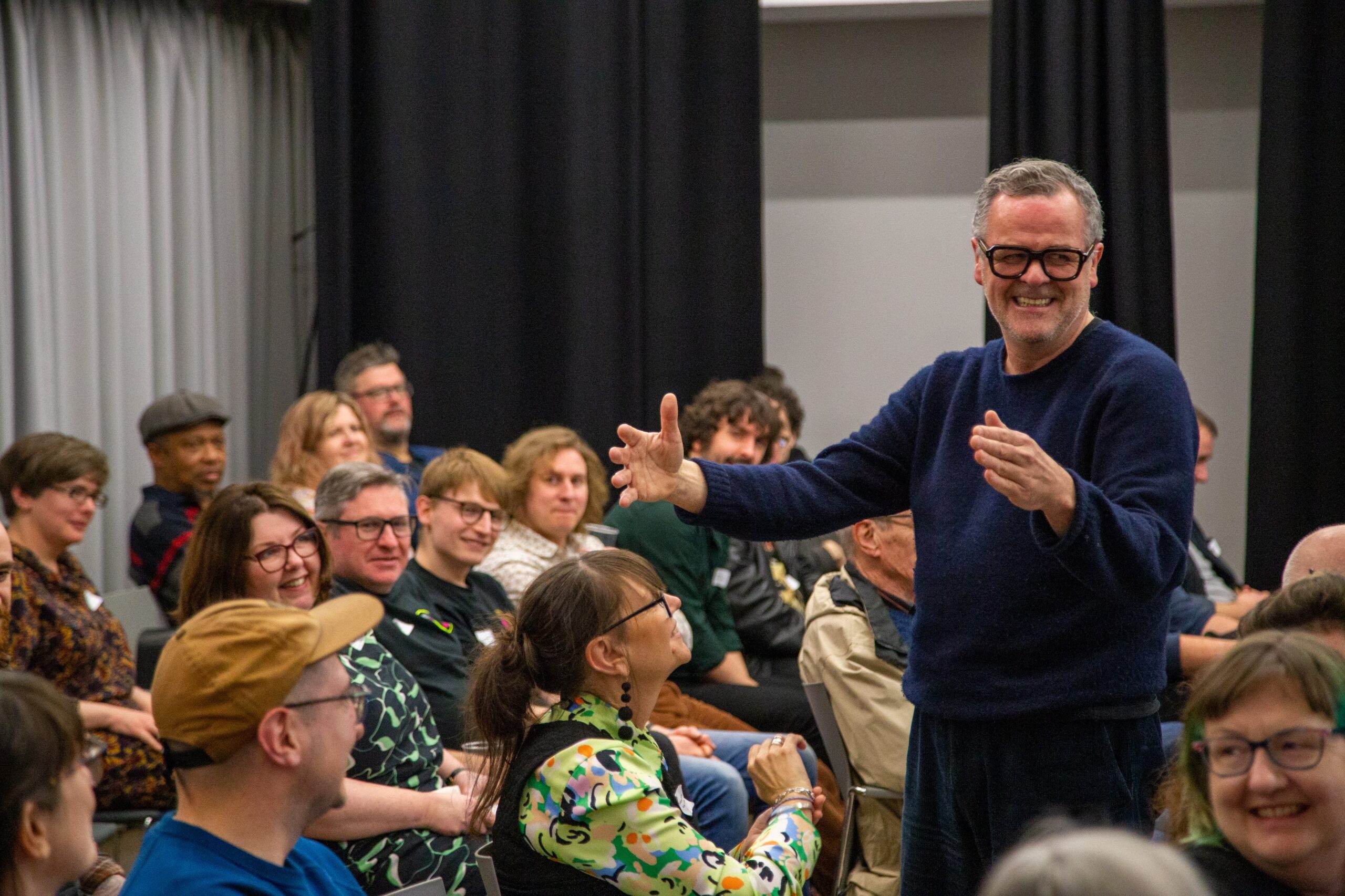 Brian Irvine at the JPN conference